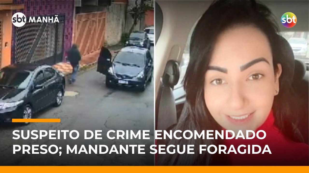 Suspeito &eacute; preso por tentativa de homic&iacute;dio ligada a crime encomendado em SP | #SBTManh&atilde;