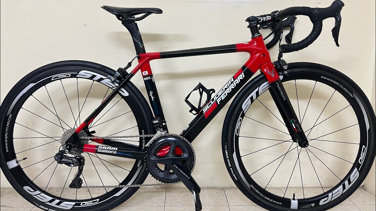 (Đã bán)SCUDERIA FERRARI🇮🇹 AF7 Italia full carbon Group Ultegra 8050 điện size 50 ĐT 0395727827