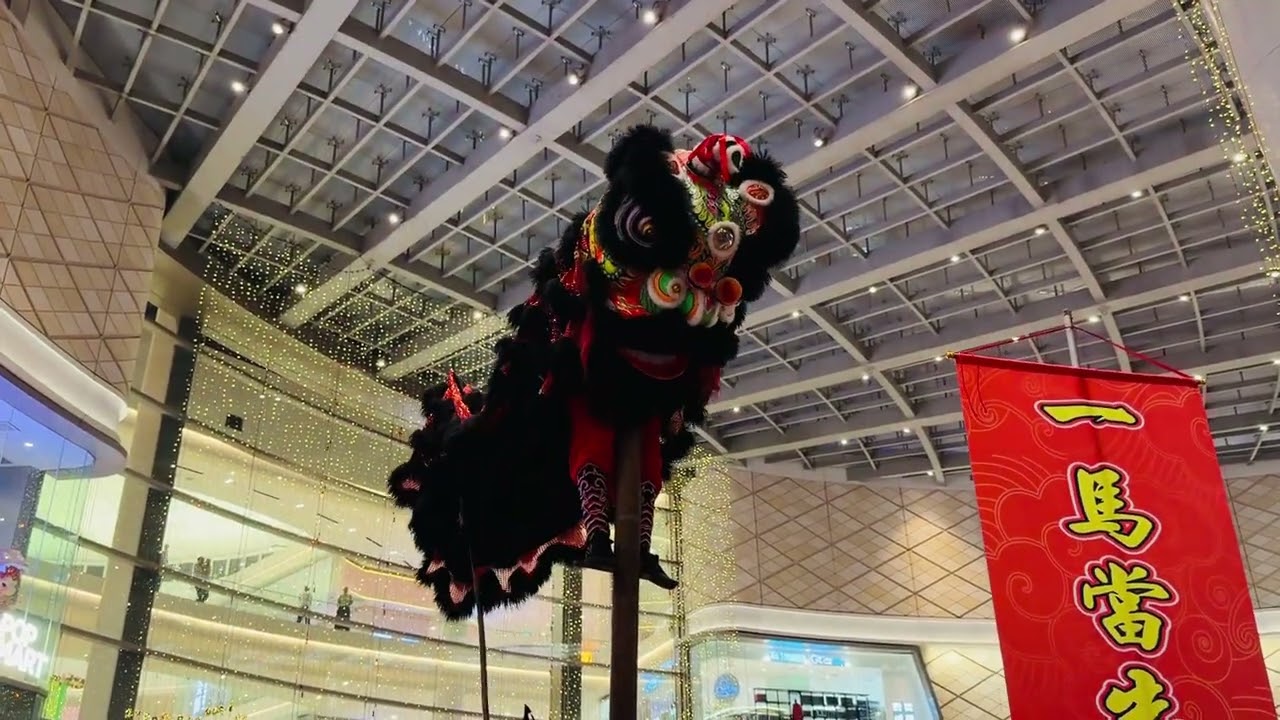 蔡李佛南胜体育会 #chinesenewyear #liondance #初十五 #高桩舞狮表演 #Pavillion Bukit Jalil #Souledout