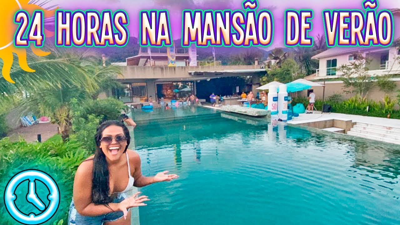 24 HORAS NA MANSÃO DE VERÃO !!!