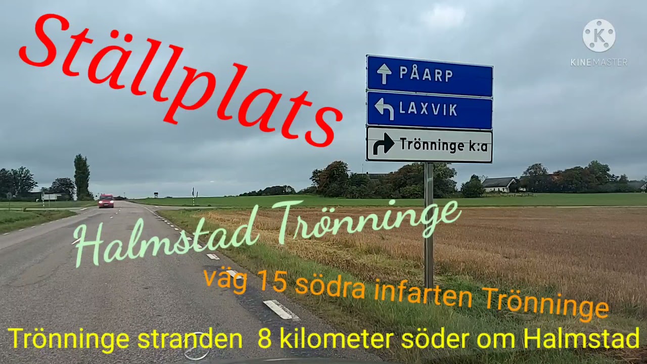 Ställplats husbil och husvagn, Halmstad, Trönninge, Halland, Sweden