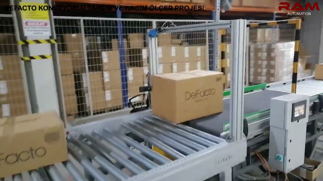 Defacto Konveyörlü Tartım Ve Hacim Ölçer projesi
