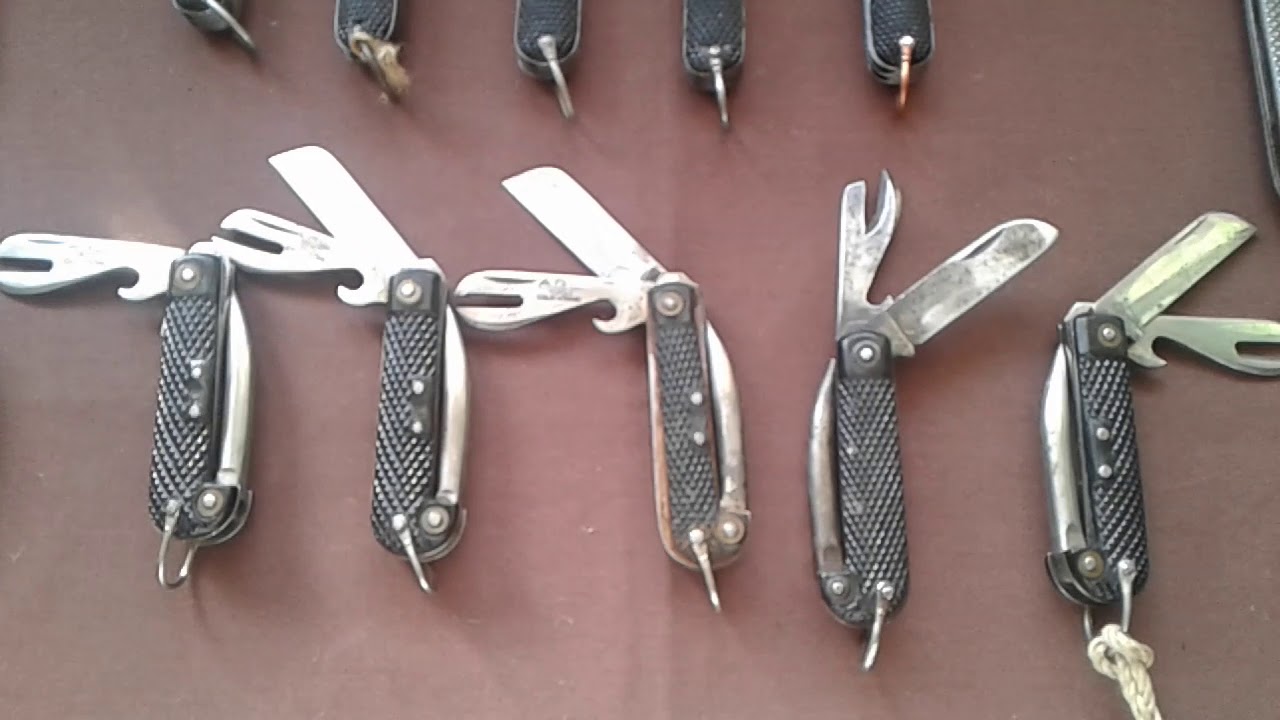 WW2 British army clasp knives