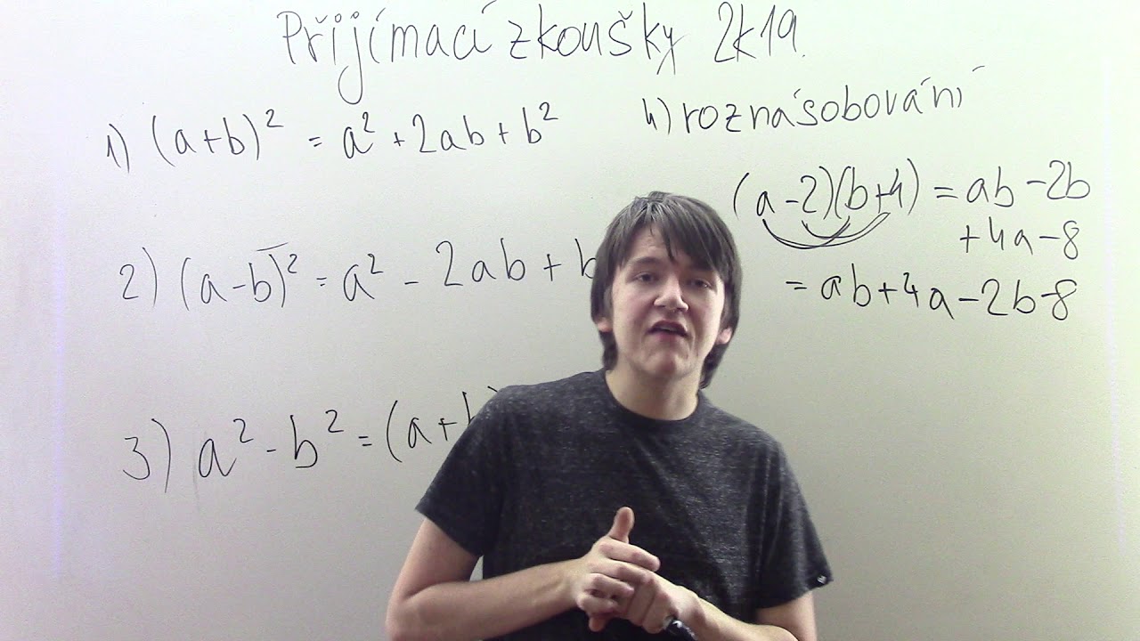 Přijímací zkoušky na SŠ 2019 #12 - Úprava výrazů