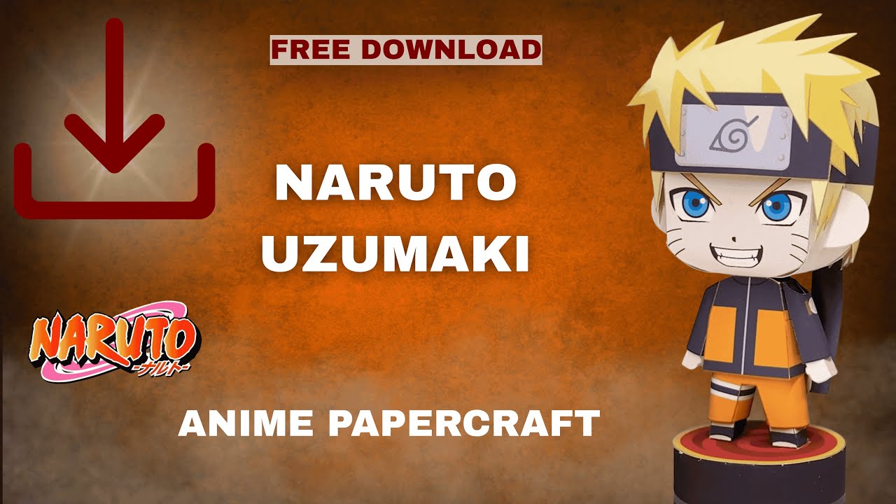 (Free PDF Available) | How To Make Naruto Uzumaki Papercraft ✂️ | Step By Step | Naruto Shippuden