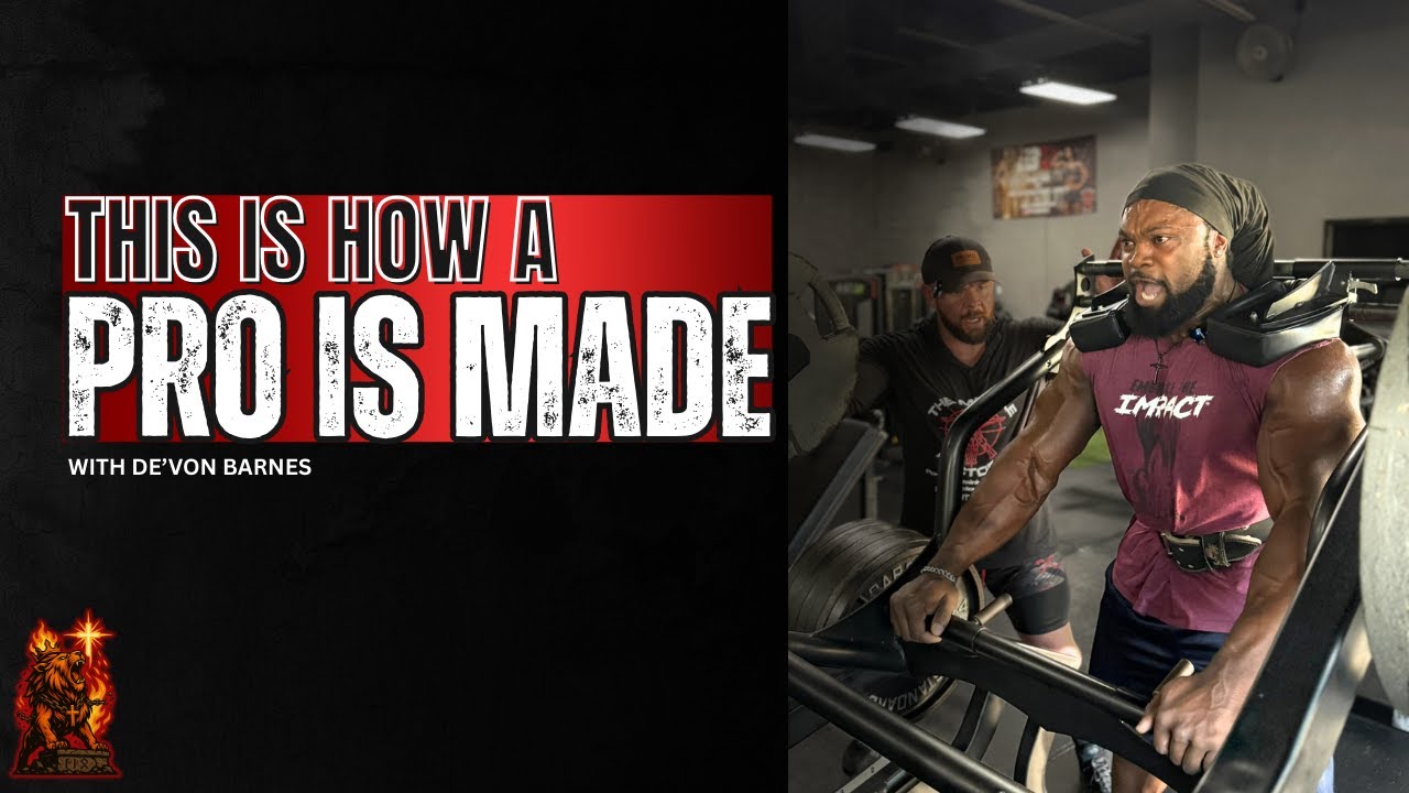 Brutal Leg Day With IFBB Pro De’Von Barnes | Rookie Pro Season