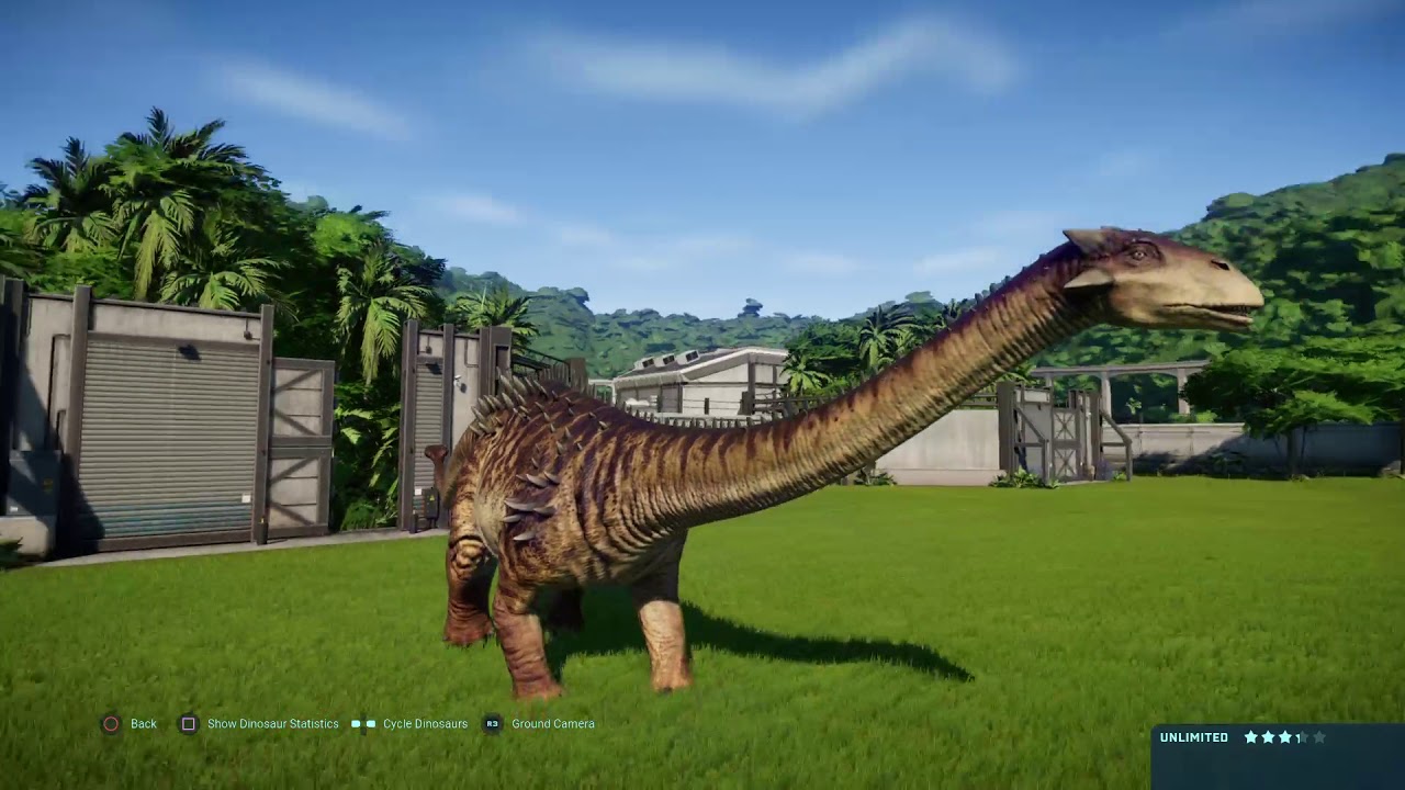 Jurassic World Evolution: (Modified) Ankylodocus vs indominus rex