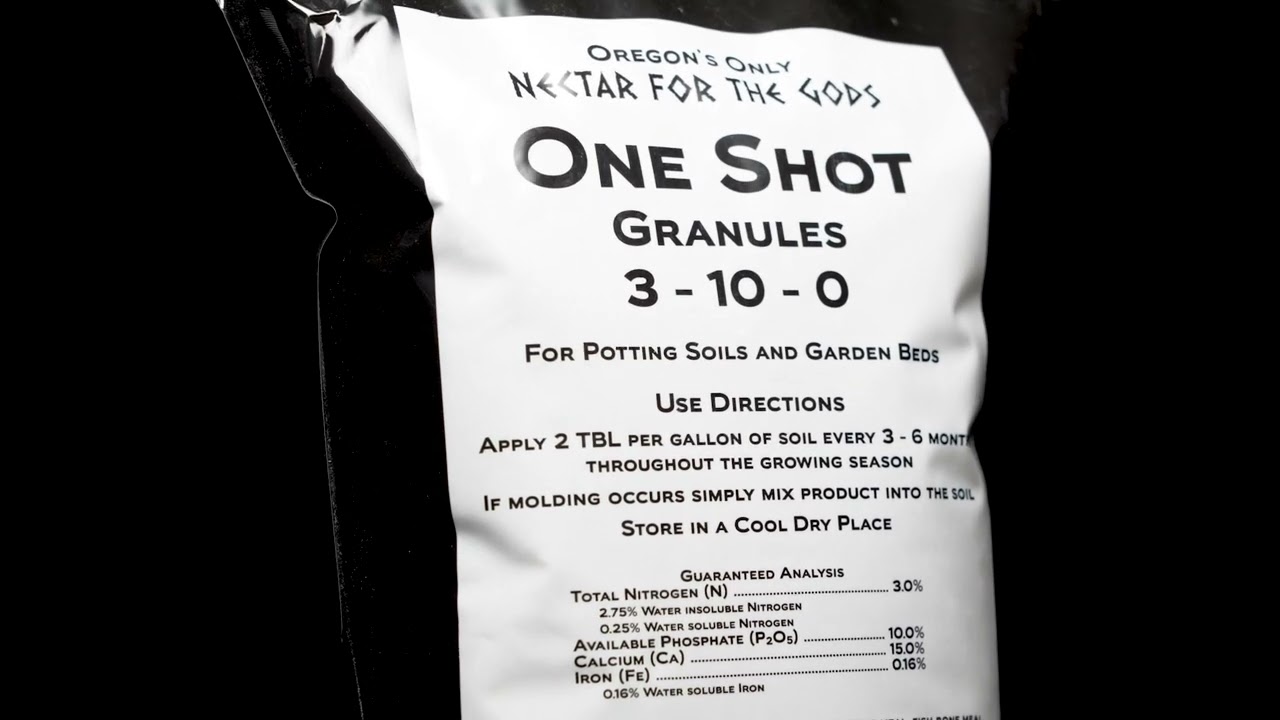 What's in Nectar for the Gods One Shot Granular?