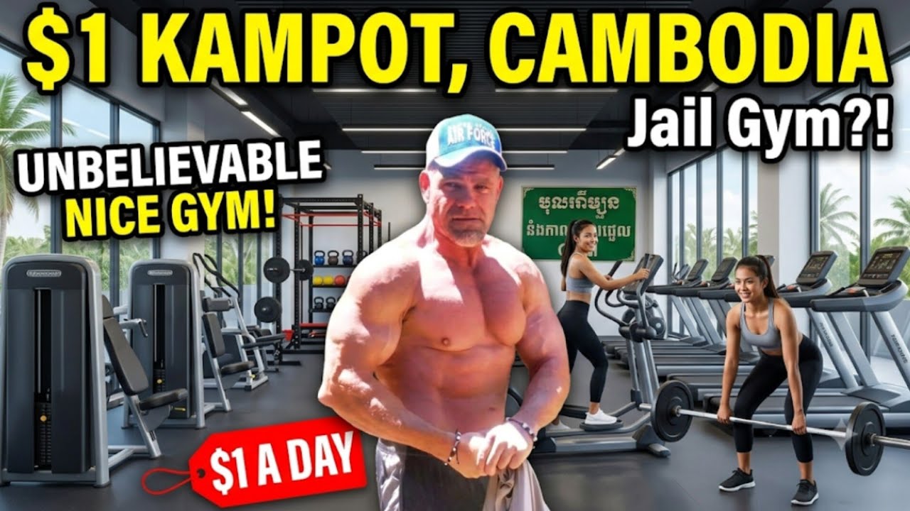 Siłownia za 1$ w Kampot w Kambodży, rzućmy okiem