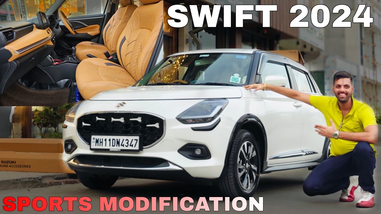 INDIA'S FIRST SWIFT 2024 ZXI ➕️ MODIFIED TO SWIFT SPORTS....!!