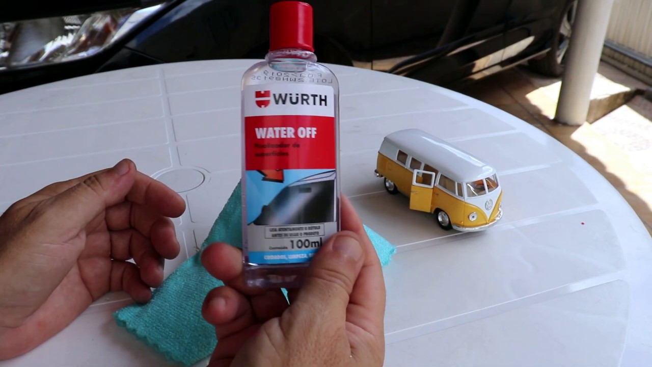REPELENTE DE ÁGUA PARA PARA-BRISAS WURTH WATER OFF