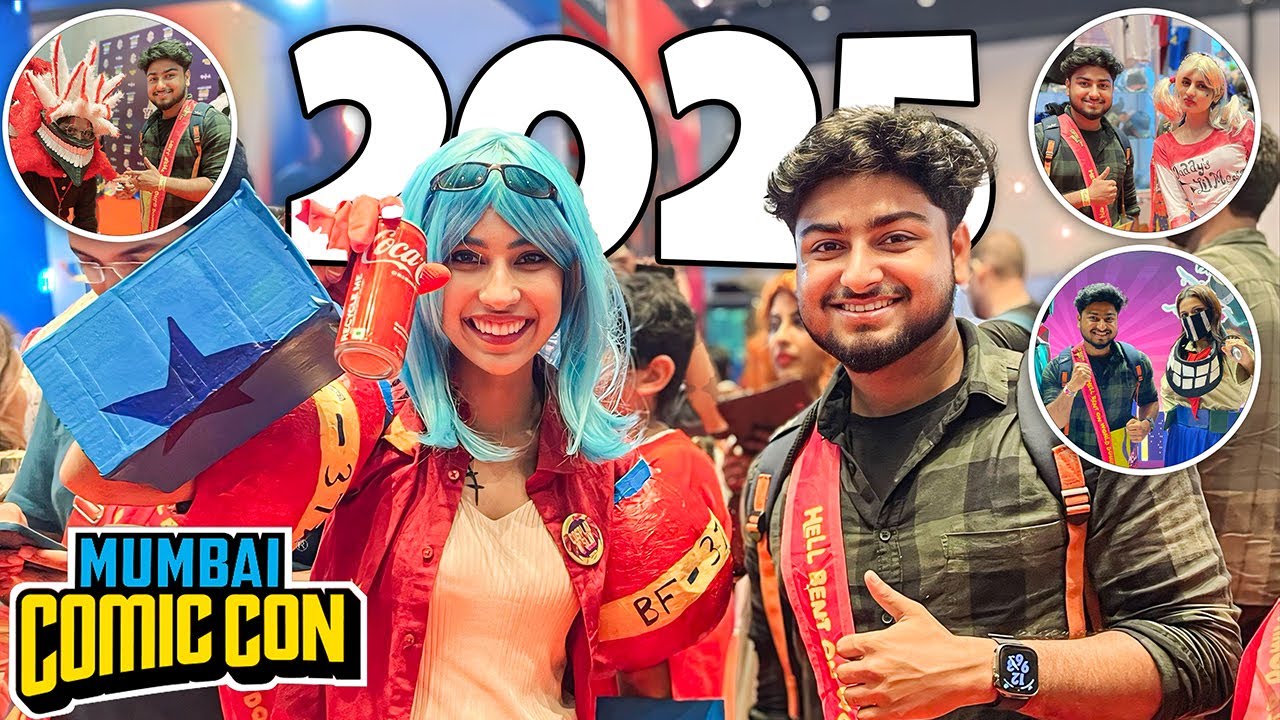 😯 First Time Going To Comic Con Mumbai 2025 | Cosplay