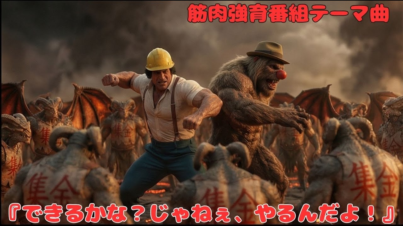筋肉強育番組テーマ曲　『できるかな？じゃねぇ、やるんだよ！』