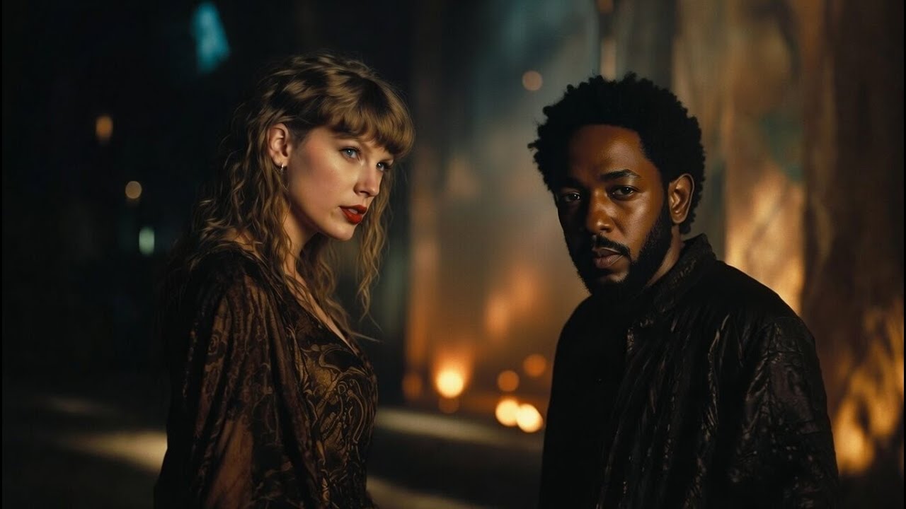 Taylor Swift ft. Kendrick Lamar-- Poetry in the fire(Lyrics video) 