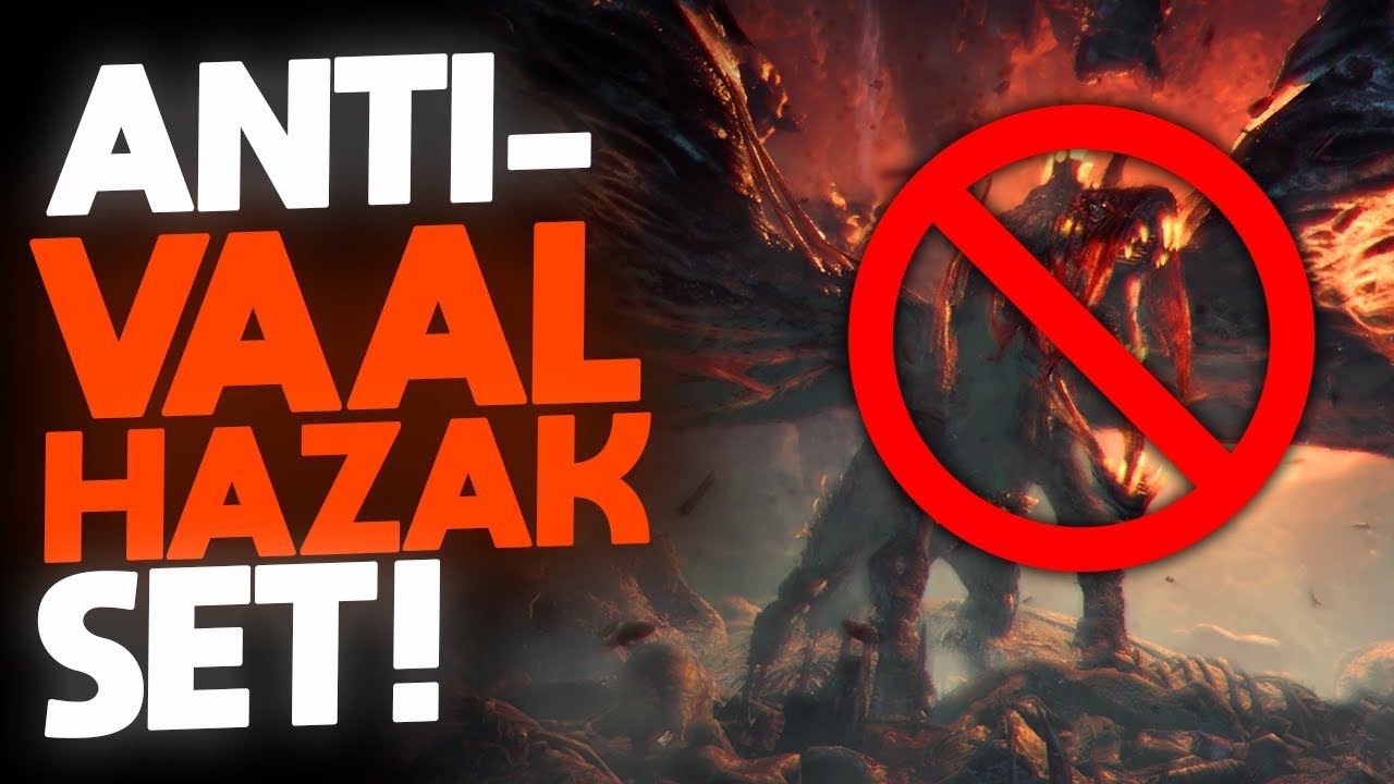 *ARCH-TEMPERED VAAL HAZAK MADE EASY!* Anti-Vaal Hazak Endgame Mixed Set | Monster Hunter: World
