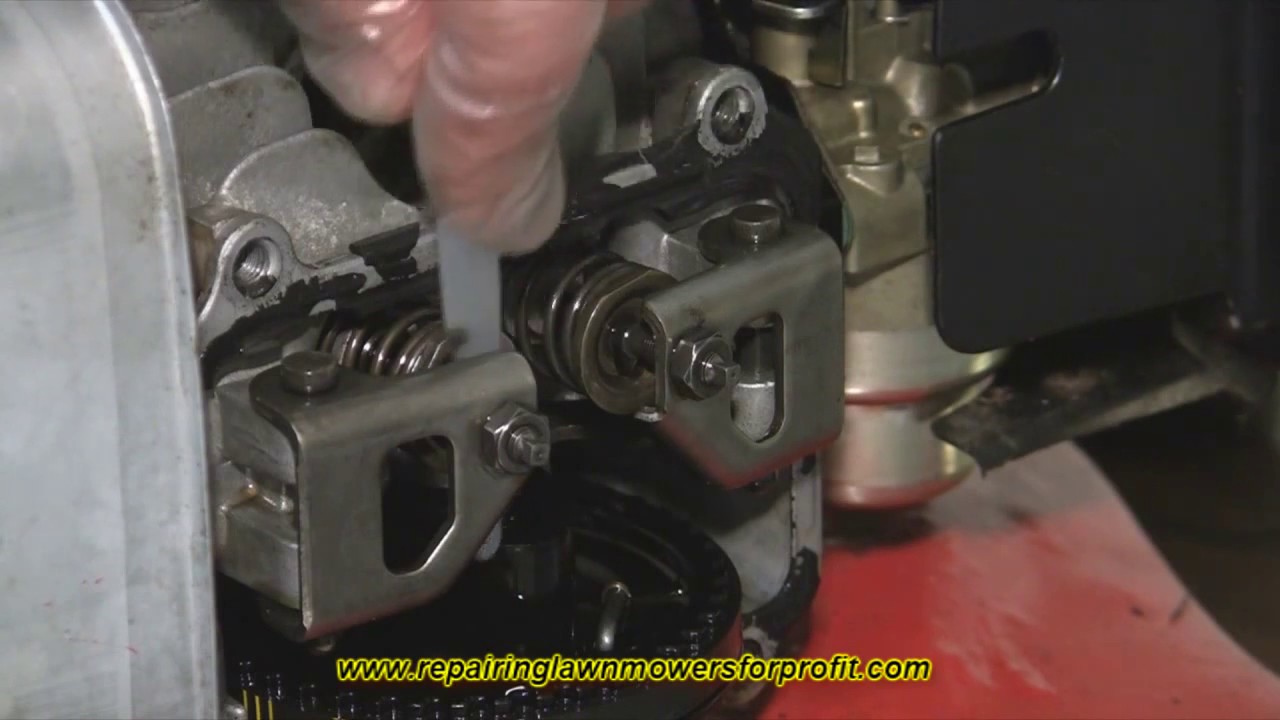 How To Set The Valves On An Overhead Cam Honda Petrol Lawnmower
