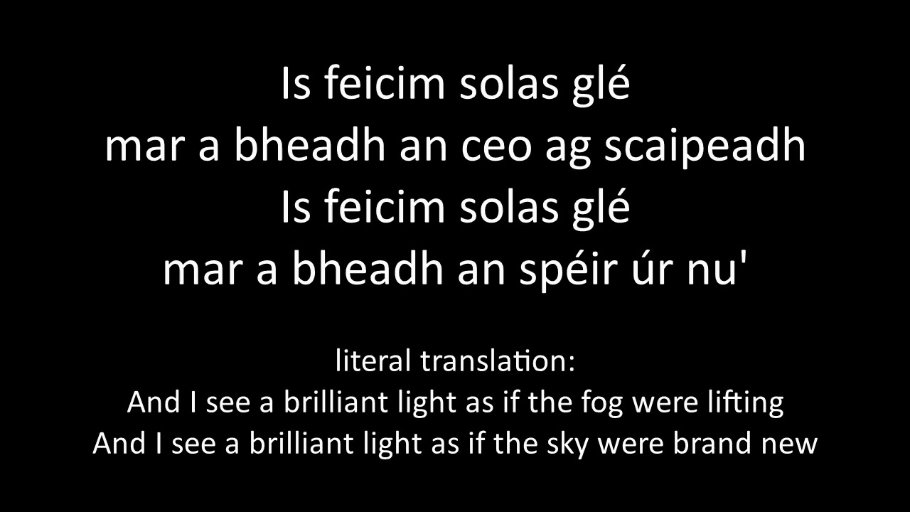 'I See the Light' (Tangled) in Irish - Disney as Gaeilge