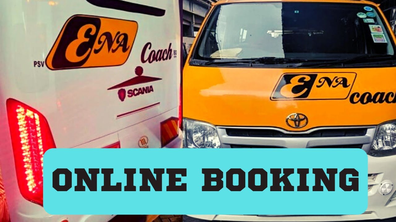 How to book busses online (ENA COACH)