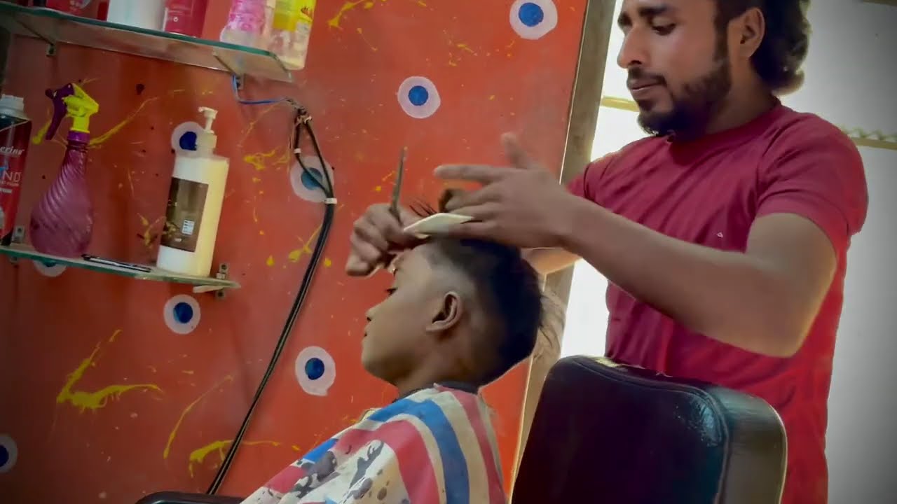 Small boY hair cutting 💇‍♀️ #rajasthani #hairstyle #likeforlikes