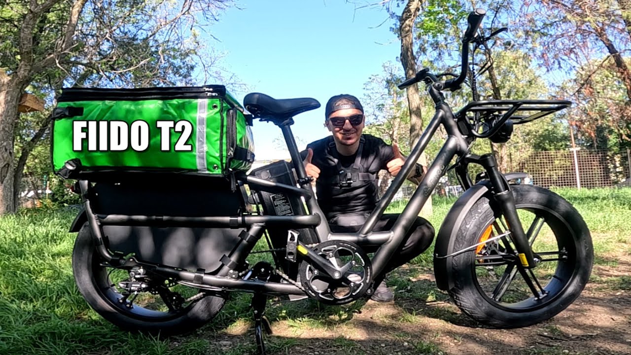 CURIER CU BICICLETA FIIDO T2 - Longtail Cargo E-bike