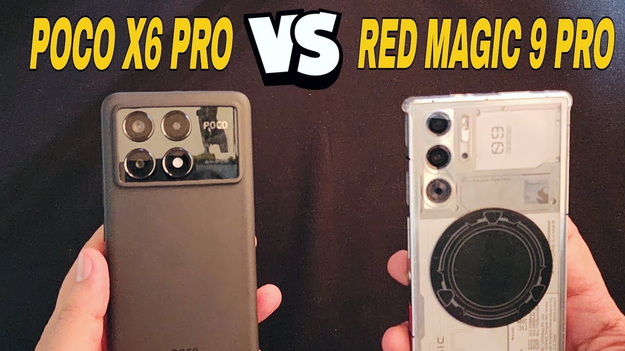 RED MAGIC 9 PRO VS POCO X6 PRO PUBG TEST 🔥 WHICH DEVICE IS BEST FOR GAMING