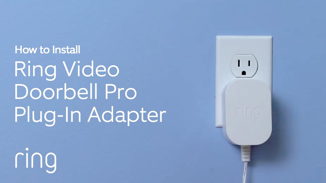 Как установить адаптер Ring Plug-in для Ring Wired Doorbell Plus (ранее Video Doorbell Pro)