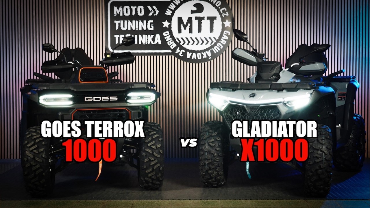 Čtyřkolky GOES Terrox 1000 vs CFMOTO Gladiator X1000 G3