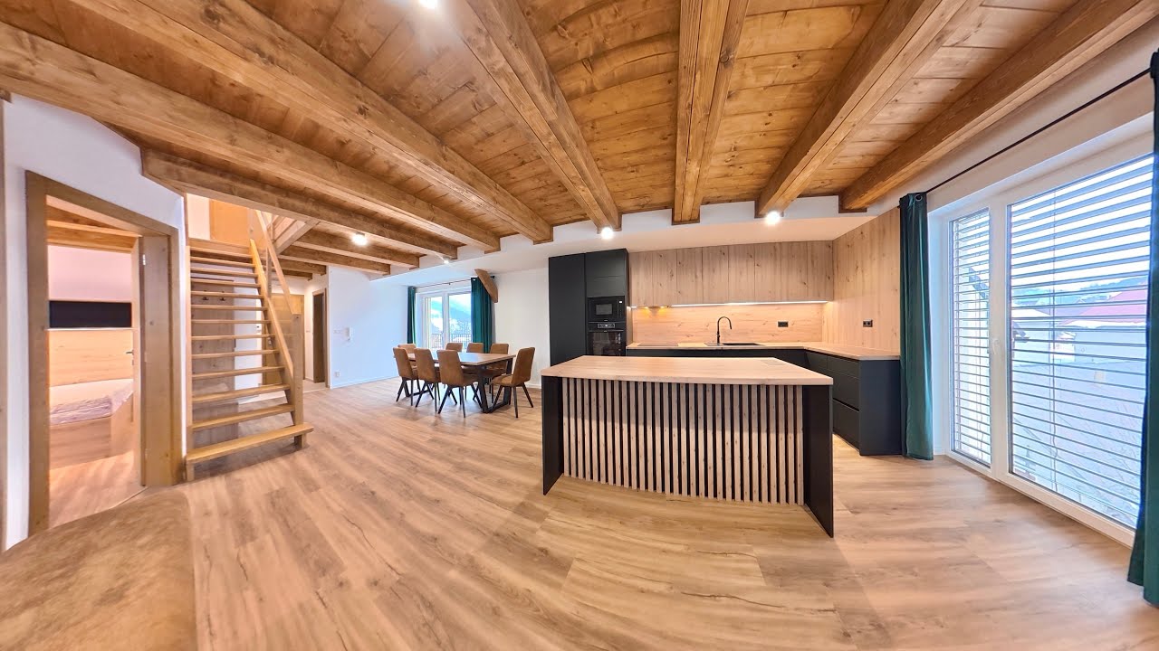 Veľký  4-izbový podkrovný mezonet v novostavbe – centrum Zázrivá - 0948744099