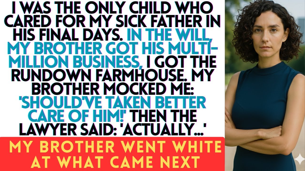 My Brother Mocked My Inheritance I Got the Old House, He Got Dad’s Business — Until the Lawyer
