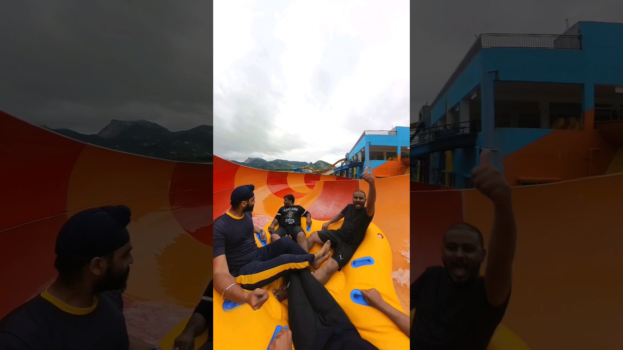 Raft slide at blue land water park tirupathi #tirupati #waterpark #slide #ride #tirupatiwaterpark
