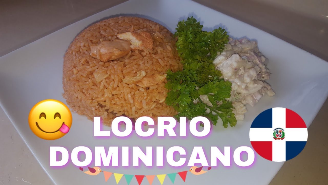 LOCRIO DOMINICANO DE POLLO Y CERDO | ENSALADA DE CODITOS | COCINA CONMIGO