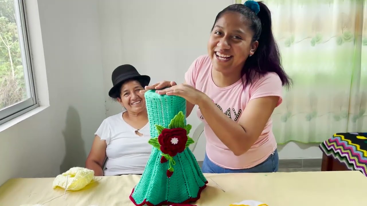 MIREN COMO QUEDO CINCO FORROS DE LICUADORA TEJIDO A CROCHET.