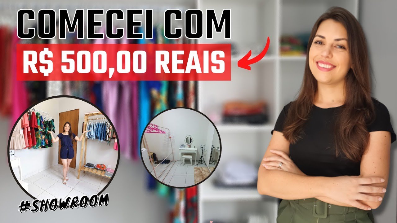 Como eu abri minha loja de roupas com R$ 500,00 reais | Minha hist&oacute;ria