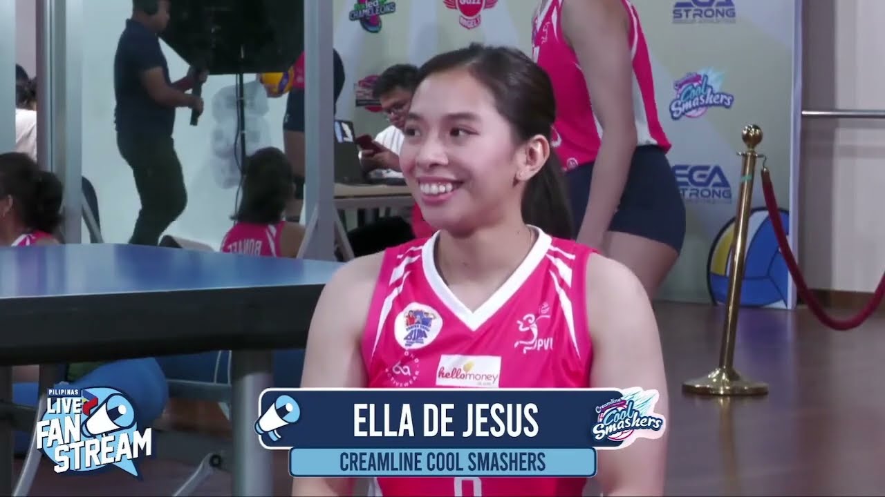 Ella De Jesus interview during PVL Media Day