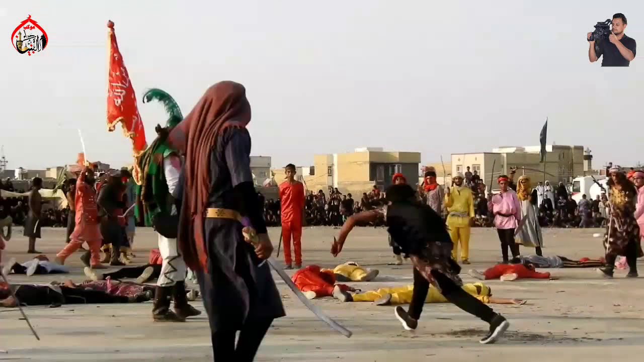 تشابيه مقتل الامام العباس ع موكب خدام ام البنين ع الناصرية المنصورية