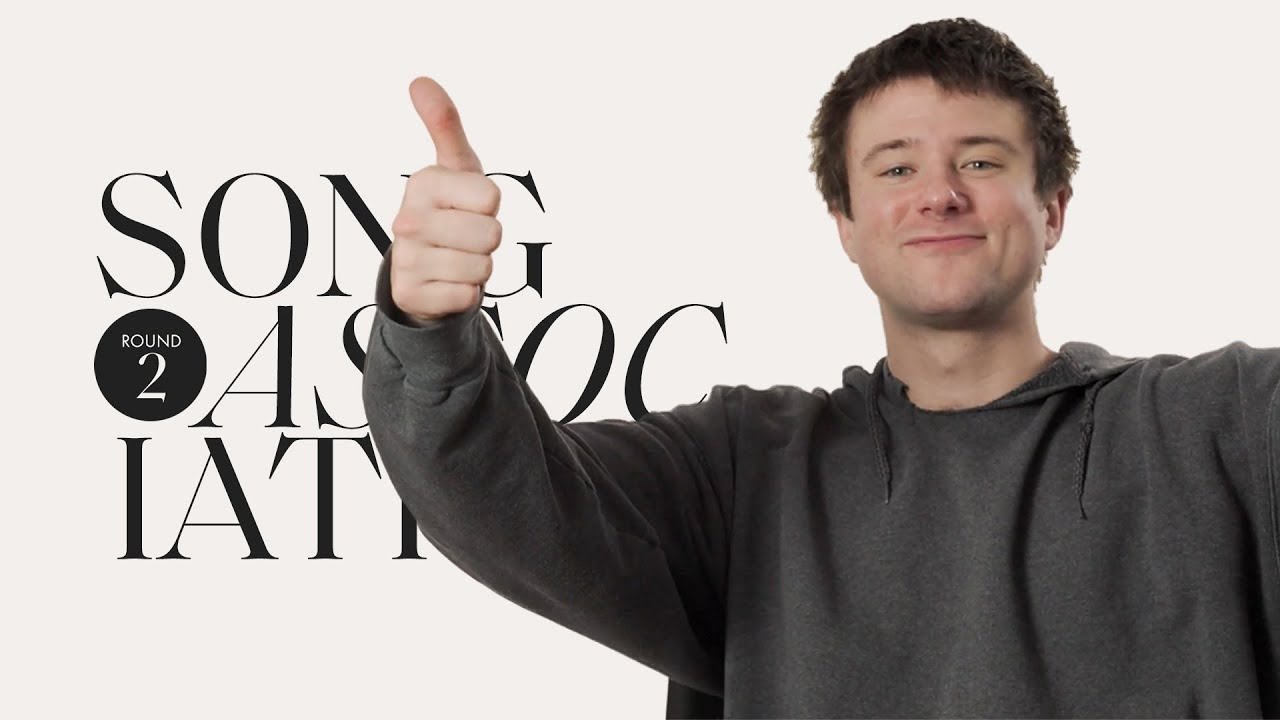Alec Benjamin Sings 'Let Me Down Slowly' and Taylor Swift in ROUND 2 of Song Association | ELLE