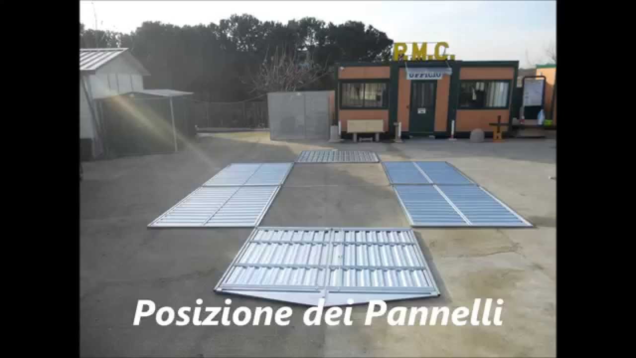 Montaggio baracche di cantiere