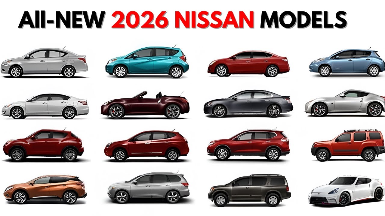 Топ-10 автомобилей Nissan, которые впечатлят вас в 2026 году