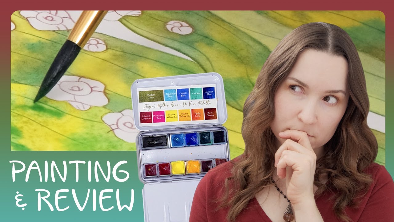 FAIL-PROOF Color? 🎨 Painting w/ Da Vinci Mother Green Palette