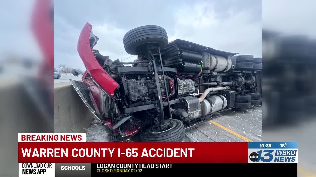 I-65 North reopens in Warren County after semi accident
