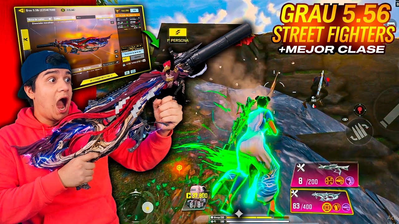 Esta GRAU 5.56 de Street Fighter NO TIENE RETROCESO 😱🔥 | COD MOBILE