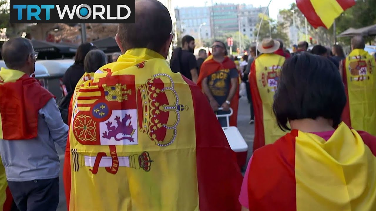 Catalan Crisis: Thousands rally against Catalan independence