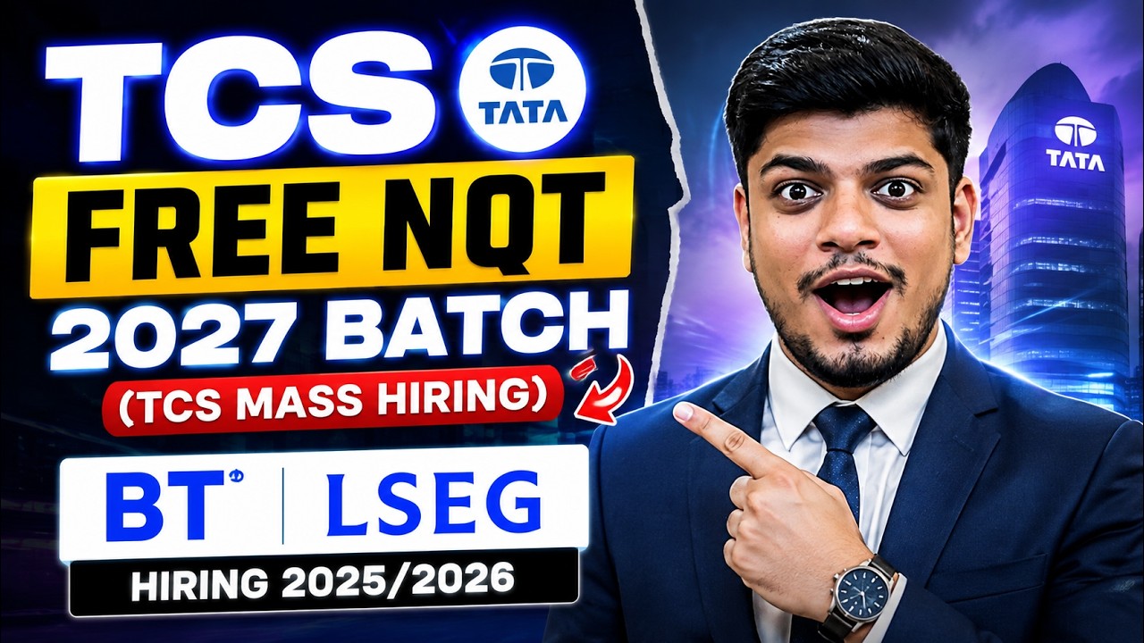 🔥Массовый наем TCS | Наем TCS 2027 | Наем BT/LSEG и других международных компаний | ВЫПУСКНИКИ 20...