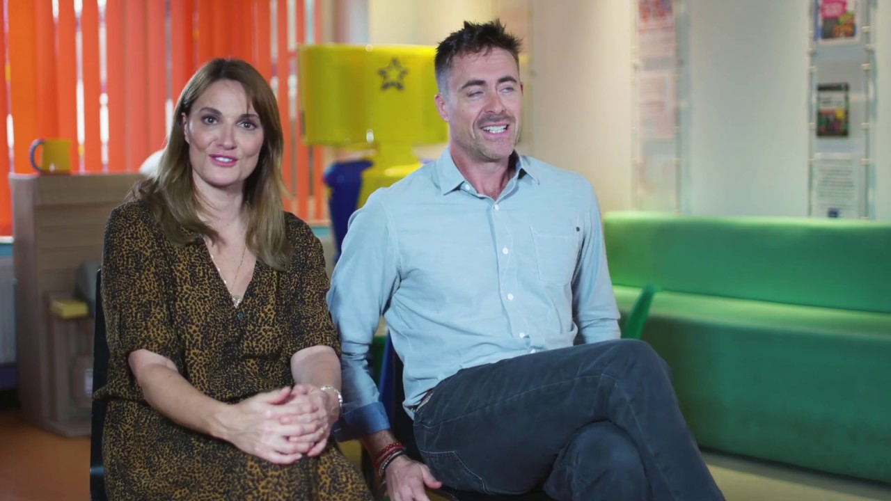 Sarah Parish & James Murray with the Barker Mill Foundation