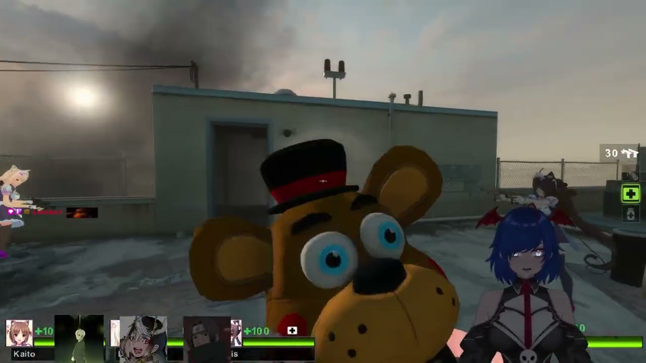【Left 4 Dead 2】Vampiregirl gets her clothes torn by hordes of zombies! (11.01.2026)