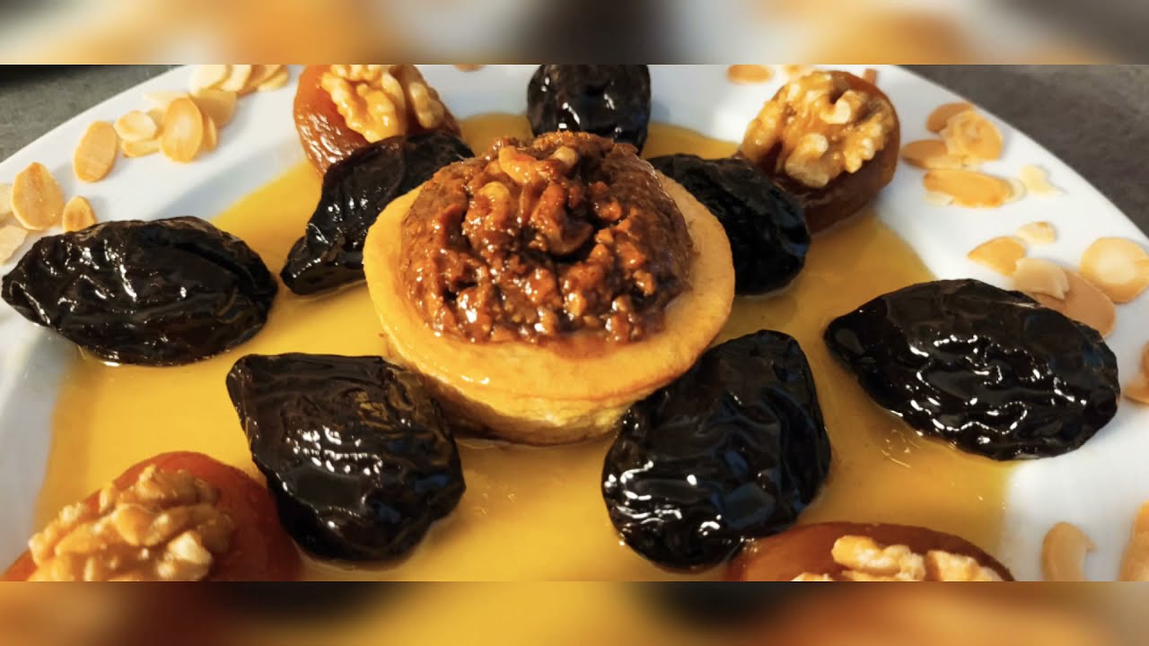طاجين الحلو الجزائري بالتفاح المحشي طريقة رائعة  tajine hlou aux pommes farcies