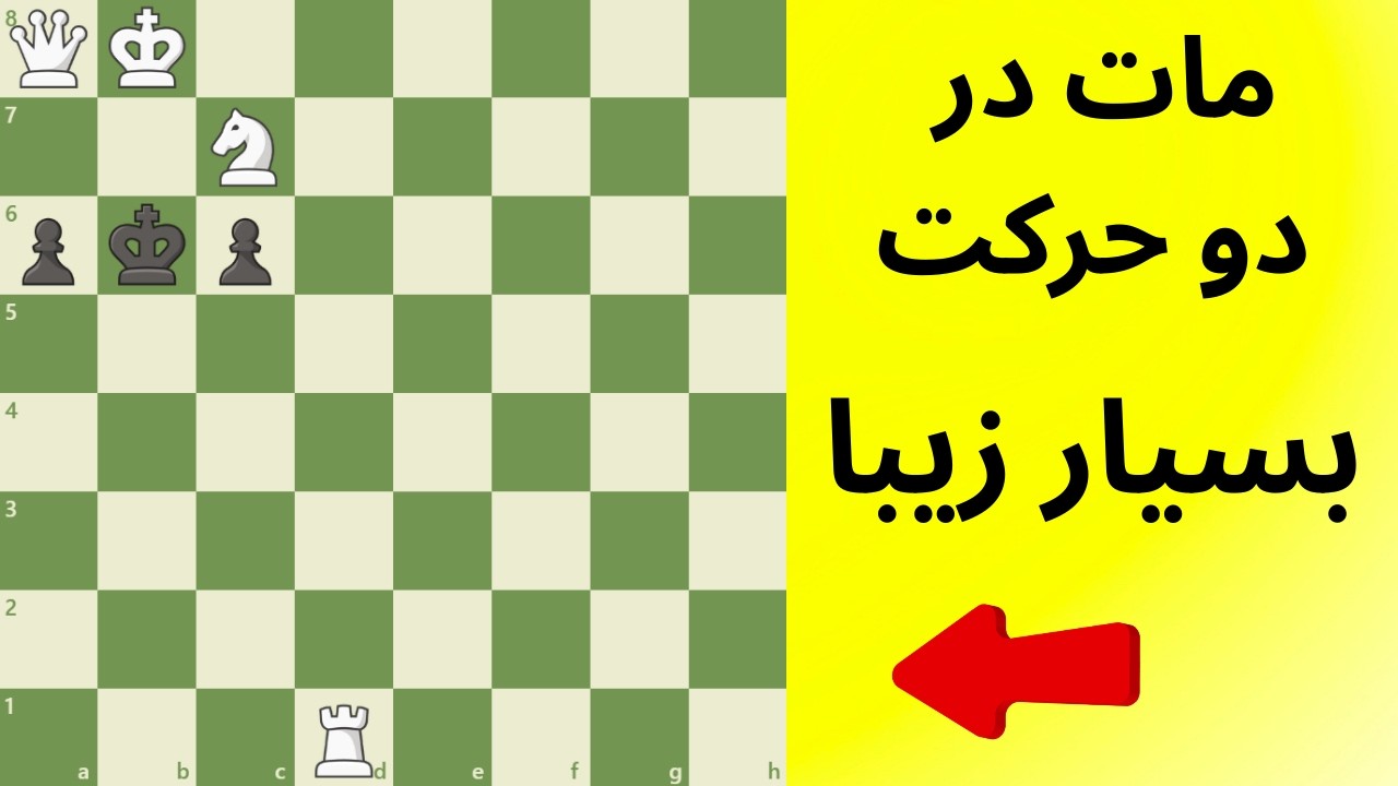 !!!مات در دو حرکت،،، بسیار زیبا l Mate In 2, Cute Puzzle