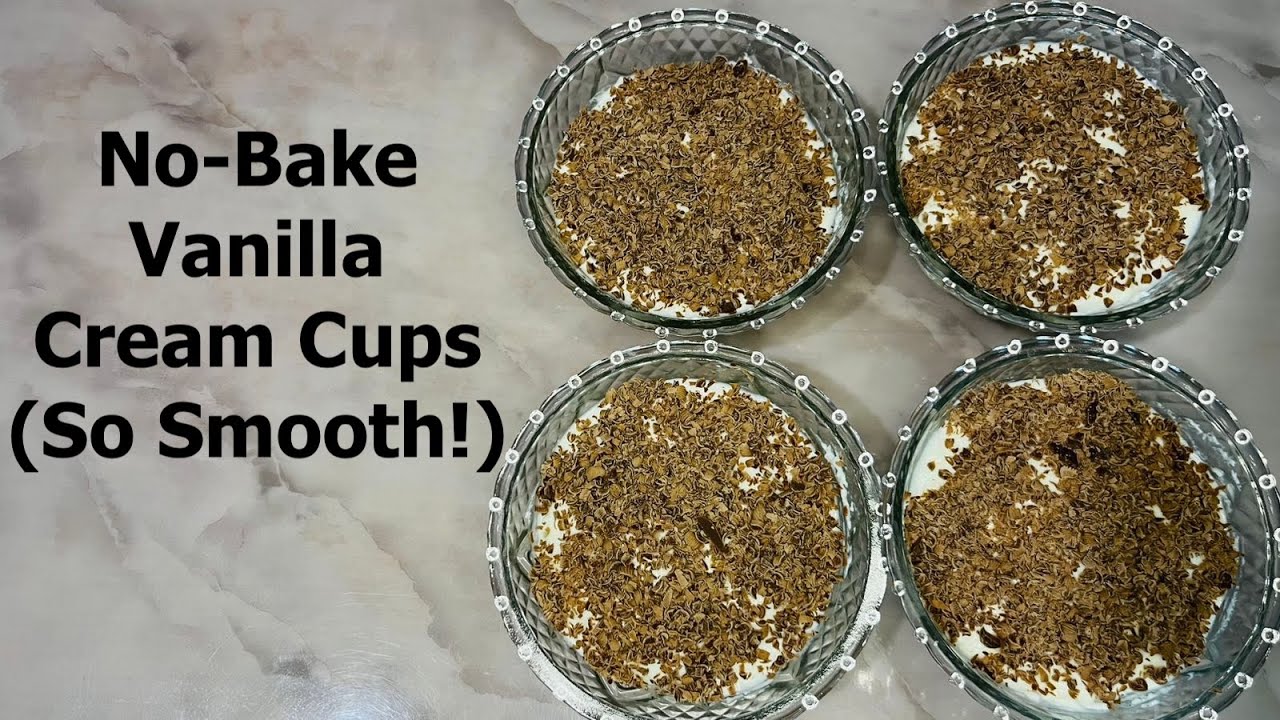 No-Bake Vanilla Cream Cups (So Smooth!)