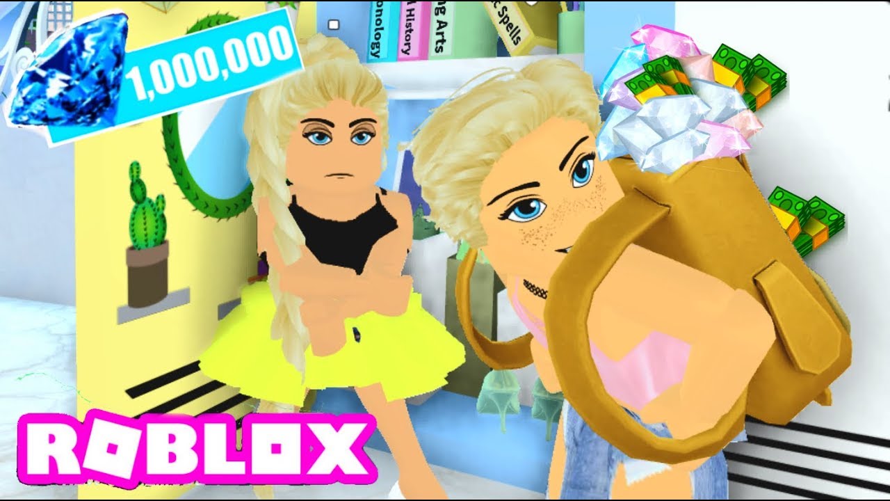 I BOUGHT ONE MILLION DIAMONDS TO MAKE MY TWIN SISTER JEALOUS | Roblox Royale High