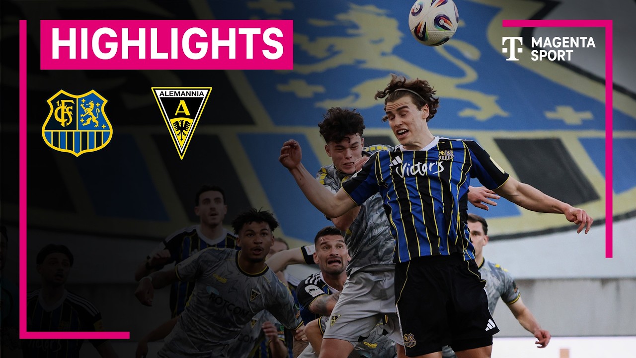 1. FC Saarbr&uuml;cken - Alemannia Aachen | Highlights 3. Liga | MAGENTA SPORT